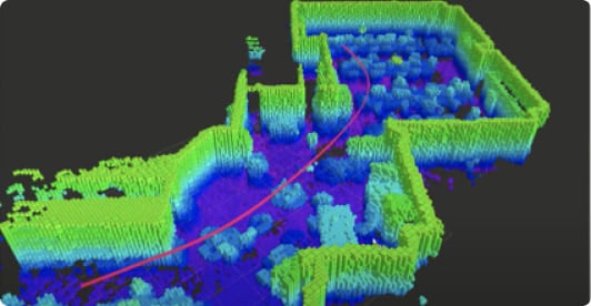 LiDAR SLAMによる自律経路計画