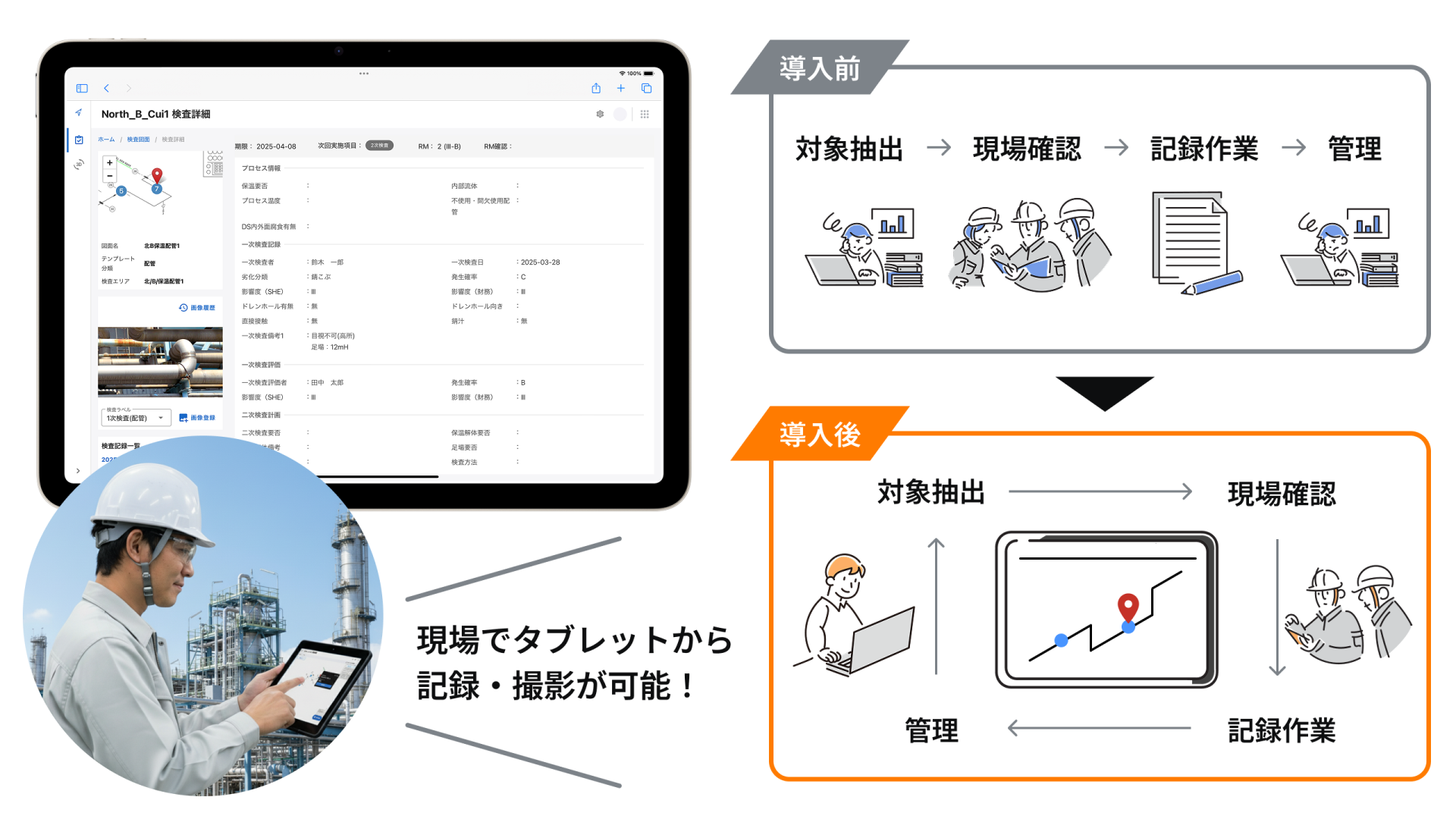 ＥＮＥＯＳ株式会社様｜プラント設備の検査DXを実現するアプリケーションを開発
